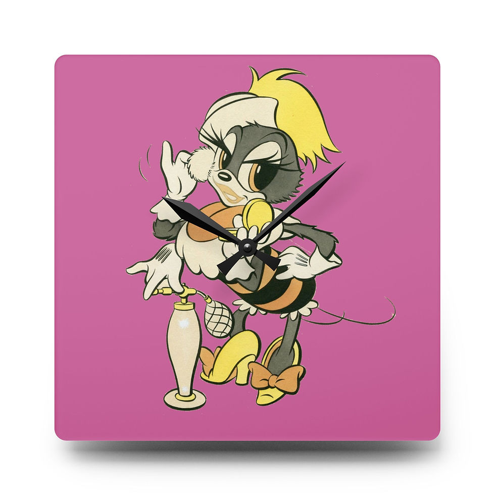 Thumbnail: PHOEBE Wall Clock Acrylic The Female Seabee