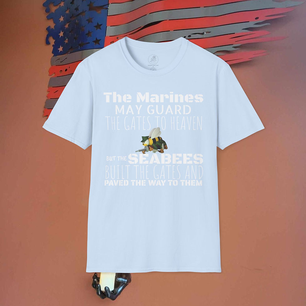 Thumbnail: Marines 'Gates to Heaven' T-Shirt — Seabees Paved the Way