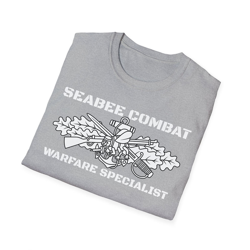 Thumbnail: SEABEE COMBAT Warfare Specialist t-shirt for Christmas birthday 