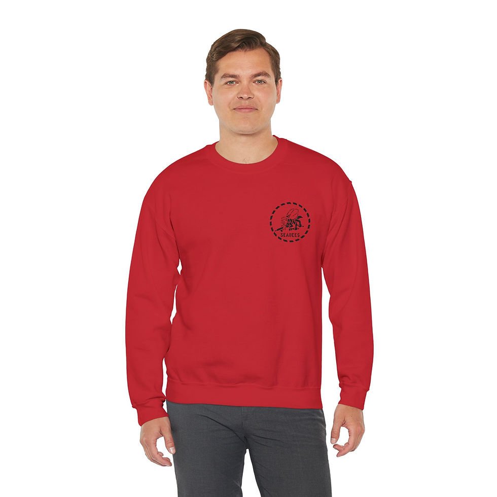 Thumbnail: Embroidered Seabee Stencil Sweatshirt 