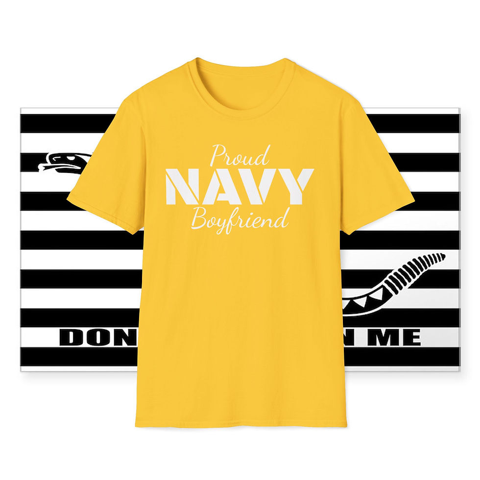 Thumbnail: Navy boyfriend Softstyle T-Shirt Seabees Support