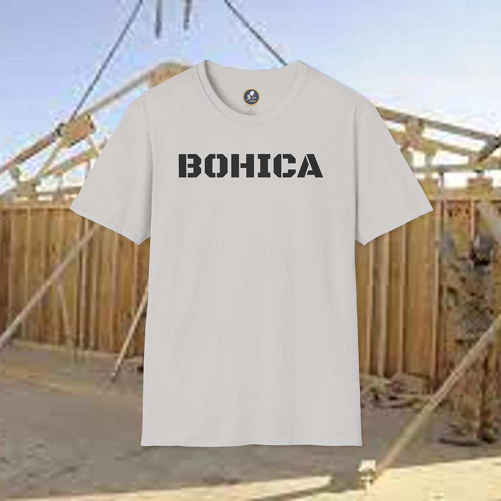 Thumbnail: BOHICA Unisex Softstyle T-Shirt, Seabees label