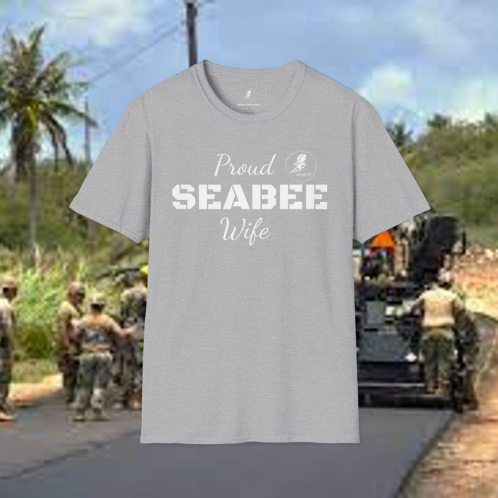 Thumbnail: SEABEE Wife Softstyle T-Shirt Support for Christmas birthday 