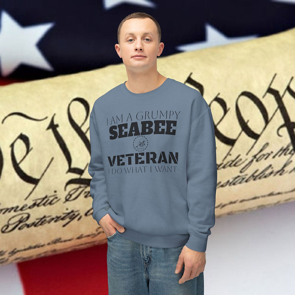 Thumbnail: Grumpy Seabee Veteran Sweatshirt