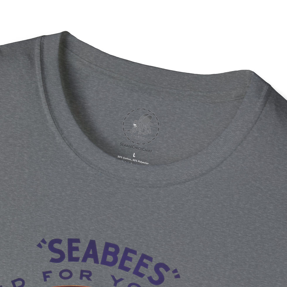Thumbnail: Seabees Softstyle T-Shirt, Unisex Vintage Recruiting Theme Tee