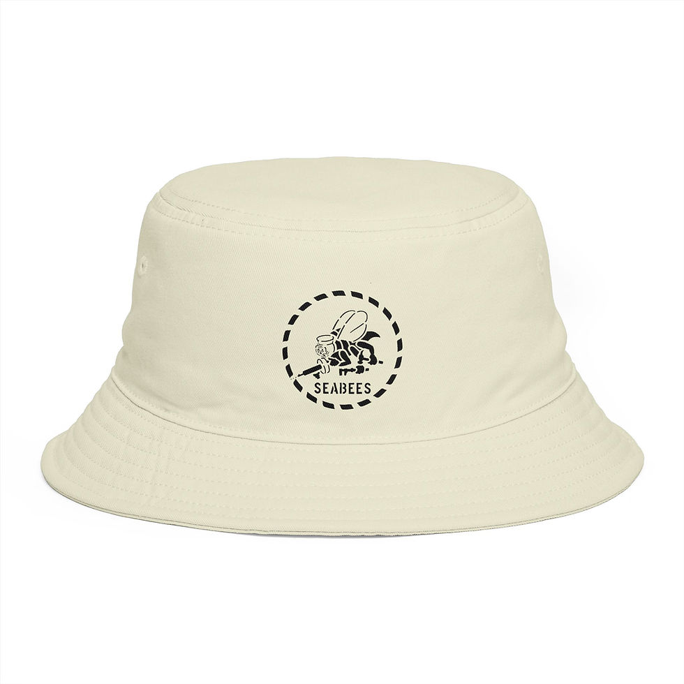 Thumbnail: Seabees Bucket Hat - Casual Summer Accessory, Perfect for Outdoor Activities