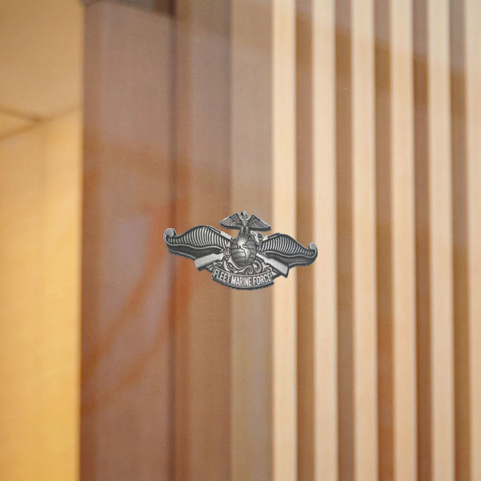 Thumbnail: Anodized FMF Warfare Insignia Die-Cut Sticker Gun Graphic Decal