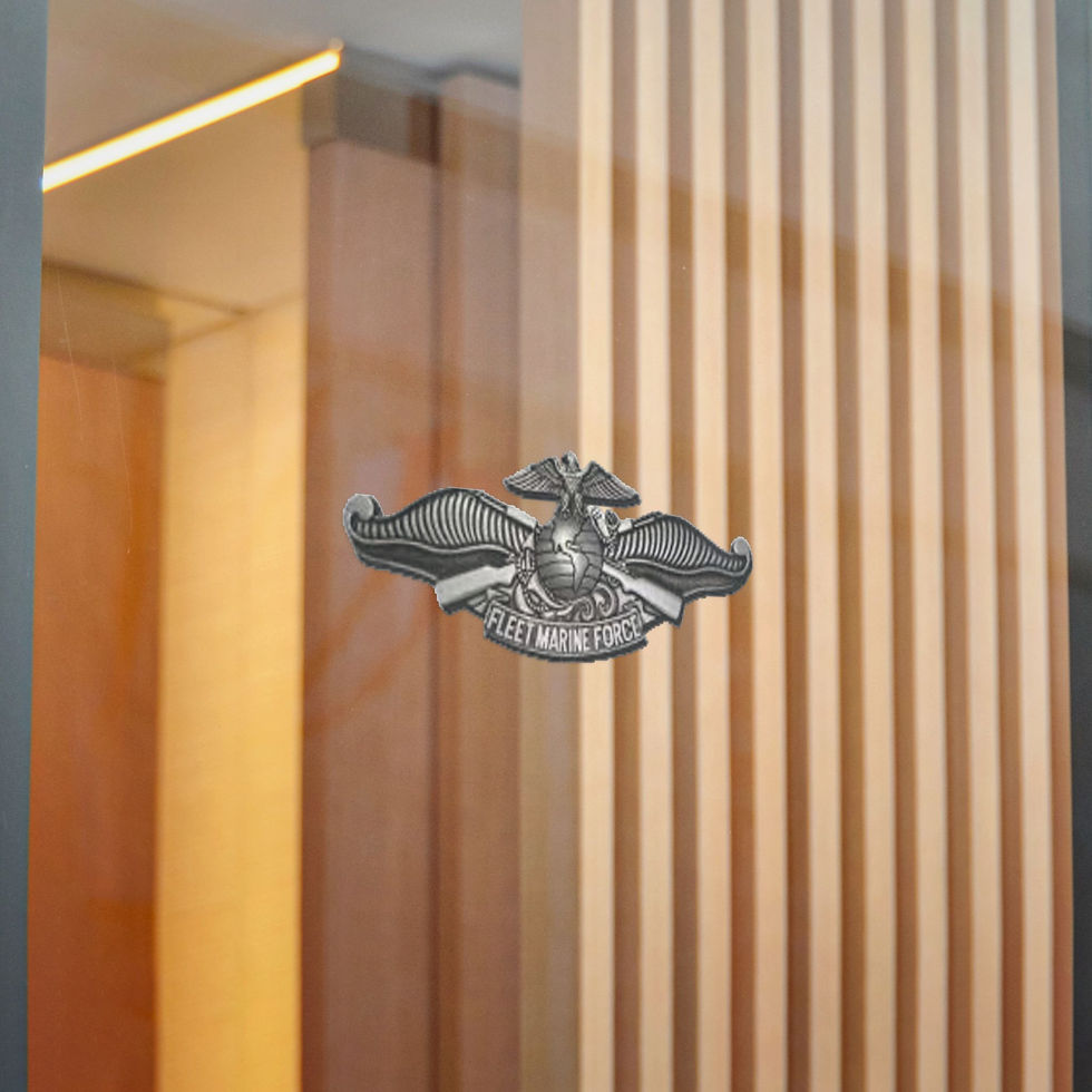 Thumbnail: Anodized FMF Warfare Insignia Die-Cut Sticker Gun Graphic Decal