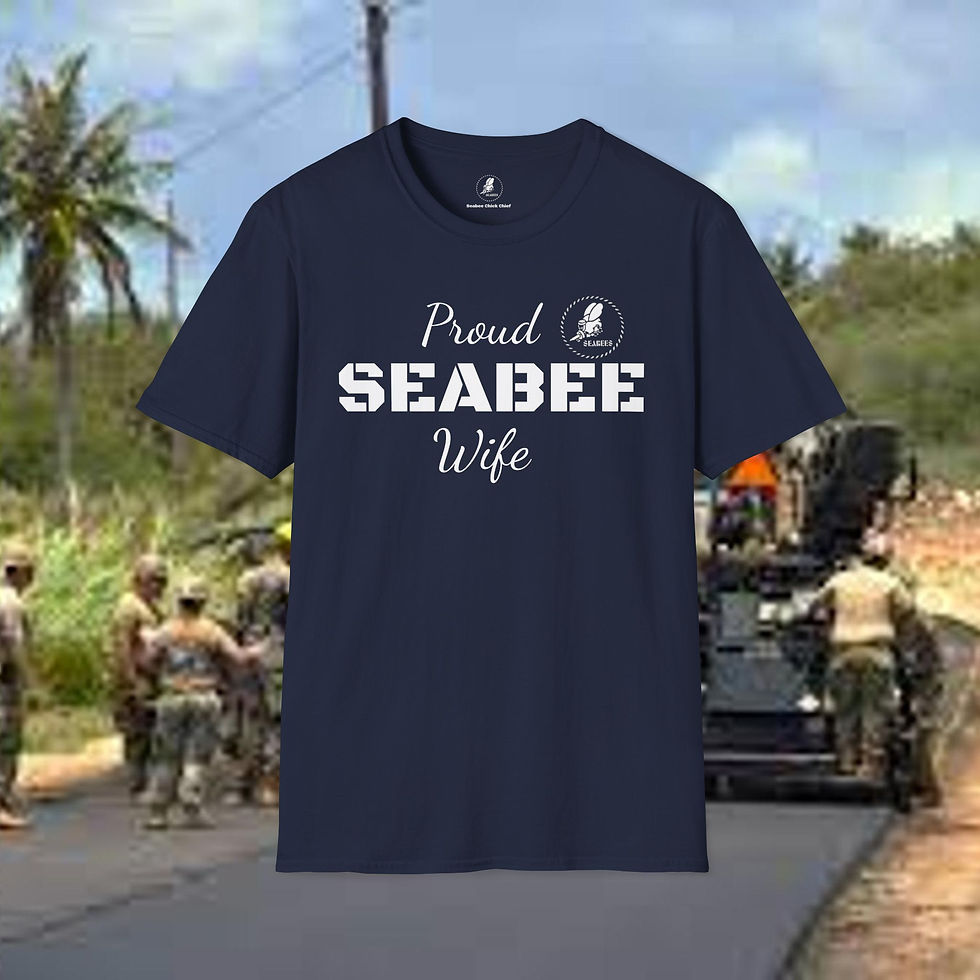 Thumbnail: SEABEE Wife Softstyle T-Shirt Support for Christmas birthday 