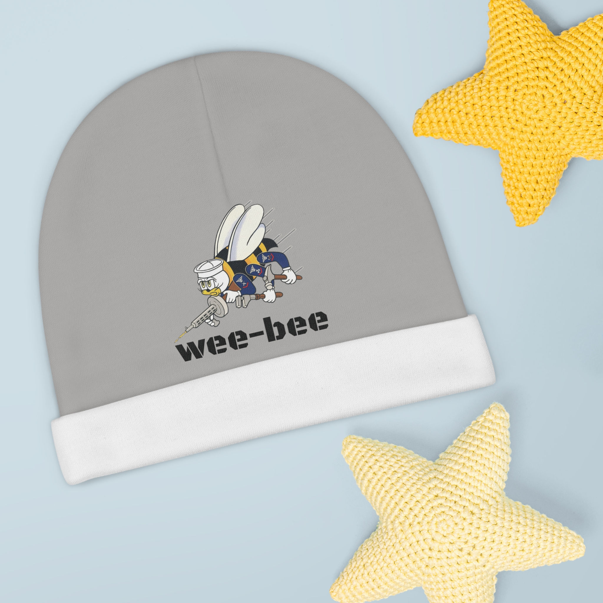 wee-bee baby Seabee Navy Seabees Unisex Twill Hat beanie