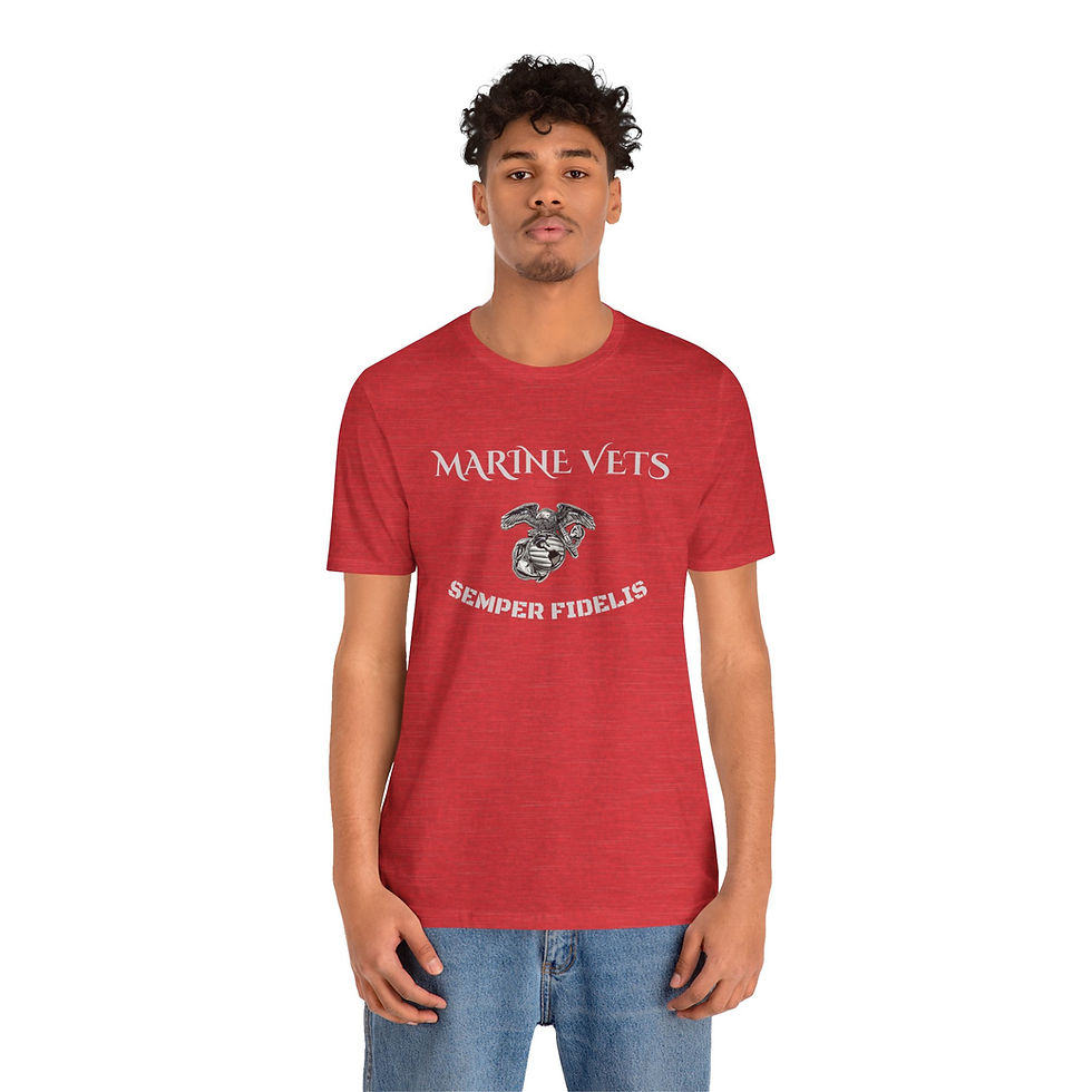 Thumbnail: Marine Veteran Semper Fidelis T-Shirt