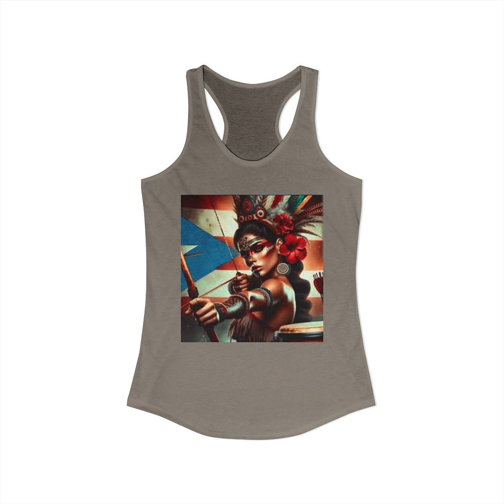 Thumbnail: Warrior Goddess Racerback Tank, Boho Summer Top
