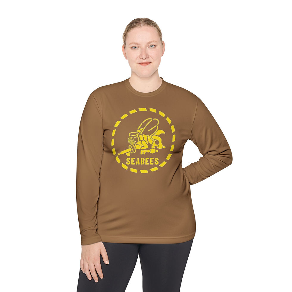 Thumbnail: CESE Long Sleeve T-SHIRT Seabees stencil Logo Tee