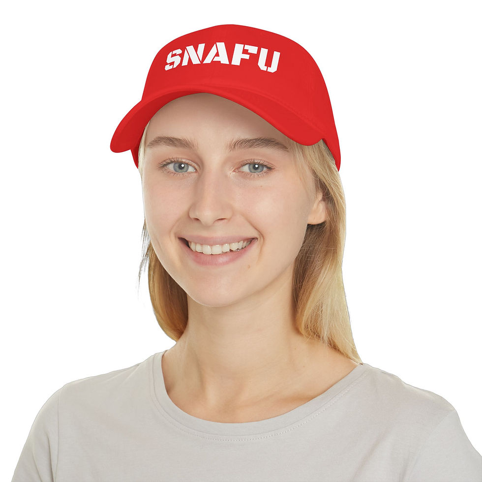 Thumbnail: SNAFU Low Profile Baseball military humor several colors