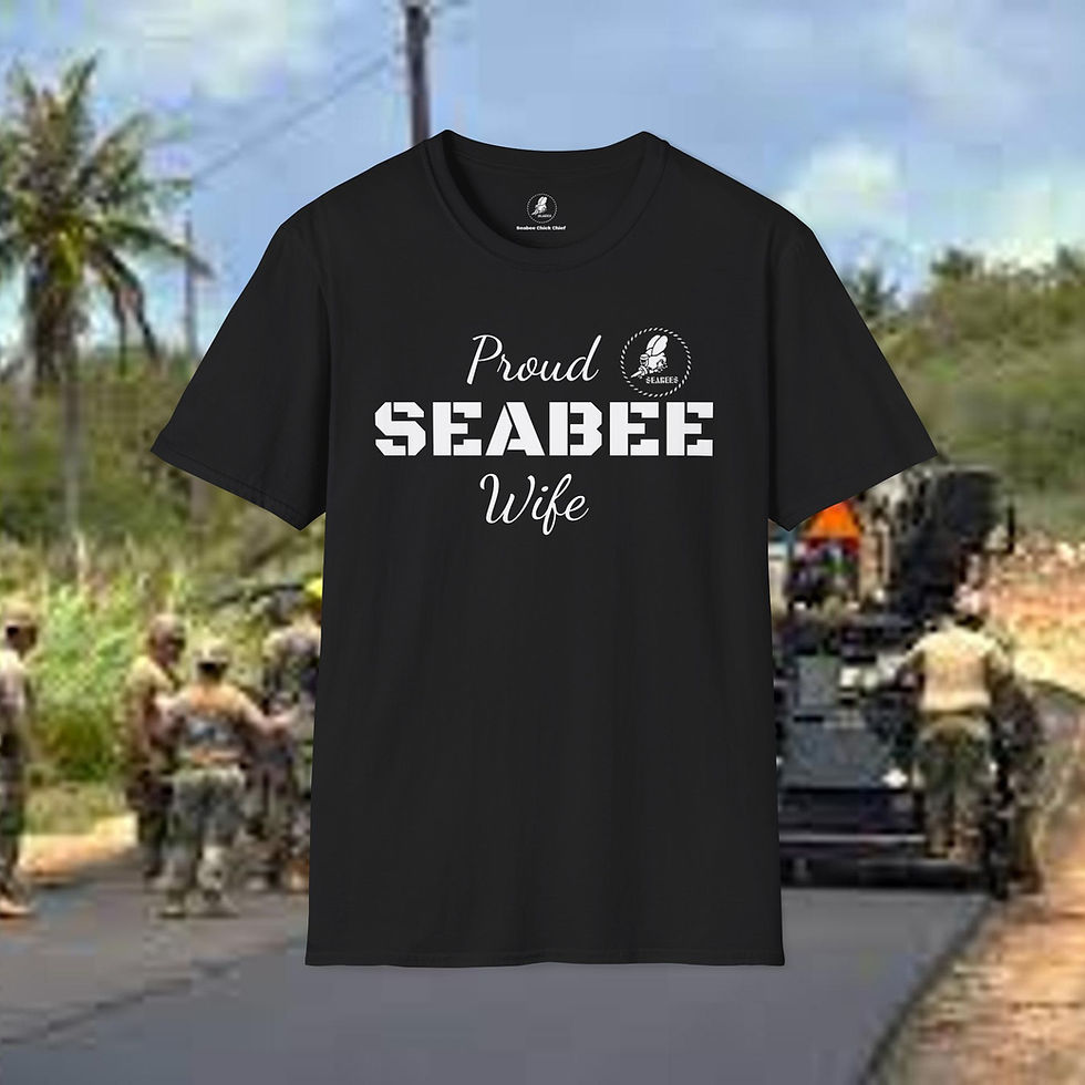 Thumbnail: SEABEE Wife Softstyle T-Shirt Support for Christmas birthday 