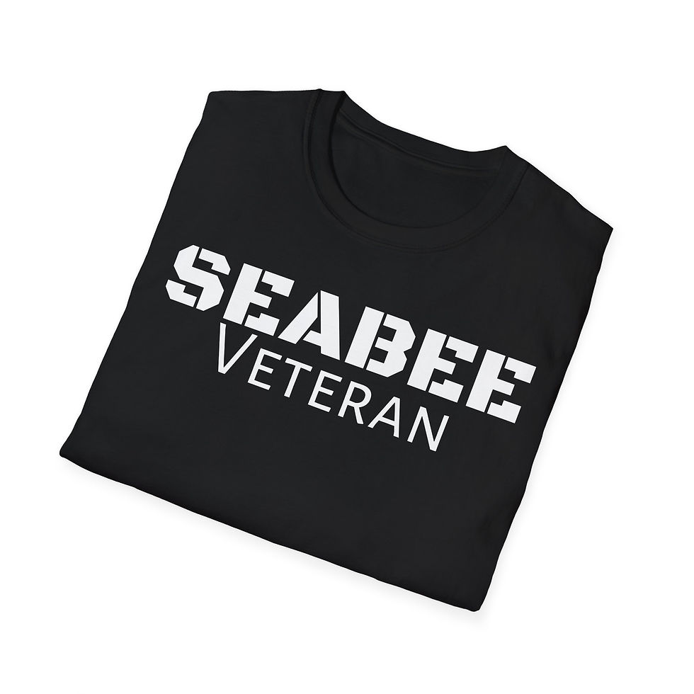 Thumbnail: SEABEE Veteran Soft style T-Shirt Seabees for Christmas birthday