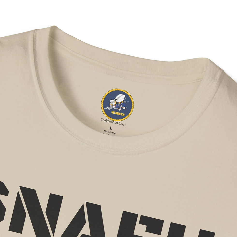 Thumbnail: SNAFU Unisex Softstyle T-Shirt, Seabees