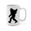Thumbnail: Sasquatch Middle Finger 15oz, 2 Sided Bigfoot Coffee Cup, Funny 