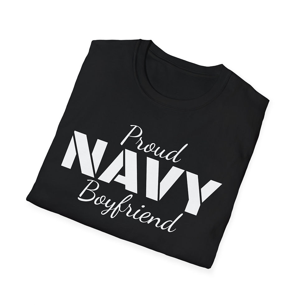 Thumbnail: Navy boyfriend Softstyle T-Shirt Seabees Support