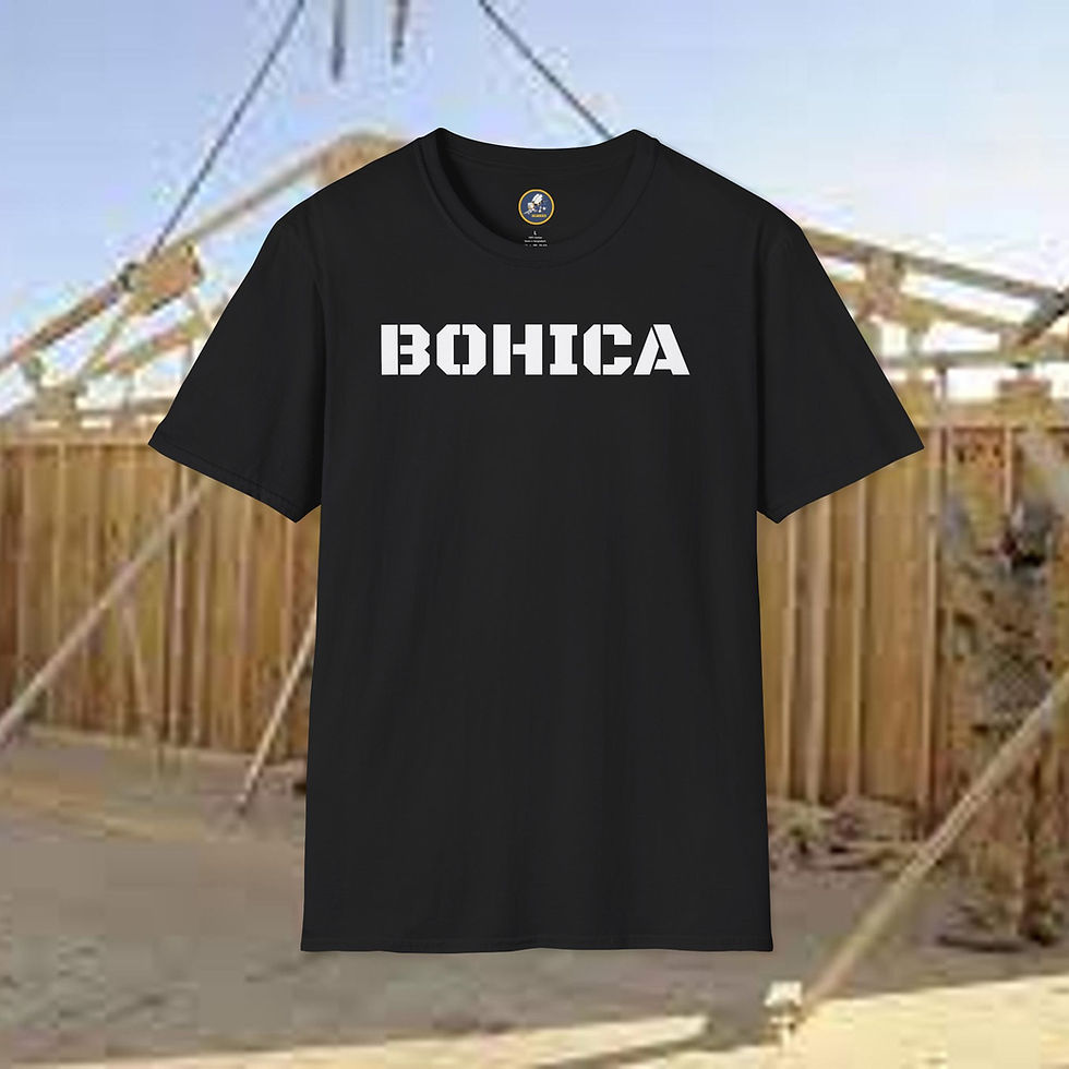 Thumbnail: BOHICA Unisex Softstyle T-Shirt, Seabees label