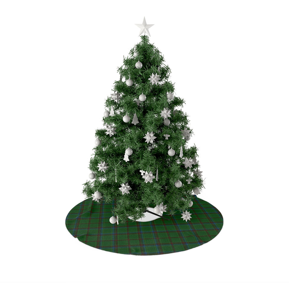 Thumbnail: Seabee Tartan Tree Skirts, Plaid Holiday Decor