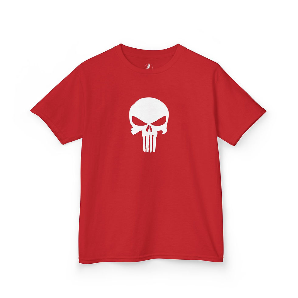 Thumbnail: Kids "Punisher" Graphic Tee — Funny Pun T-Shirt for Boys & Girls