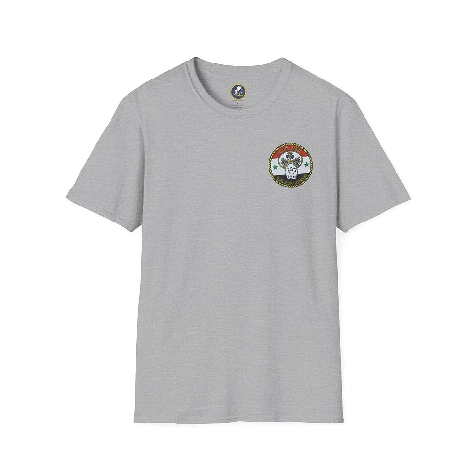Thumbnail: NMCB 25 -2006 OIF Deployment Nostalgic Replica Unisex Softstyle T-Shirt Seabees 