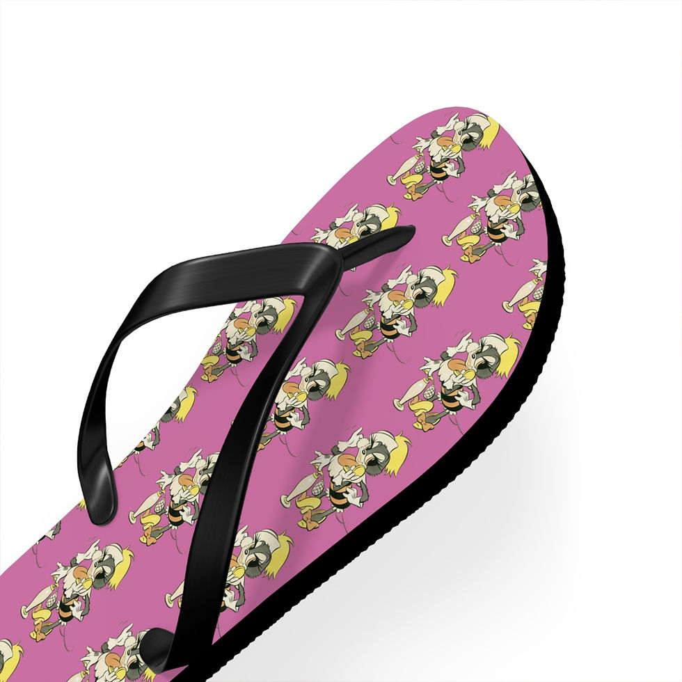 Thumbnail: Phoebe Flip Flops pink for beach or pool or just because the female Seabee