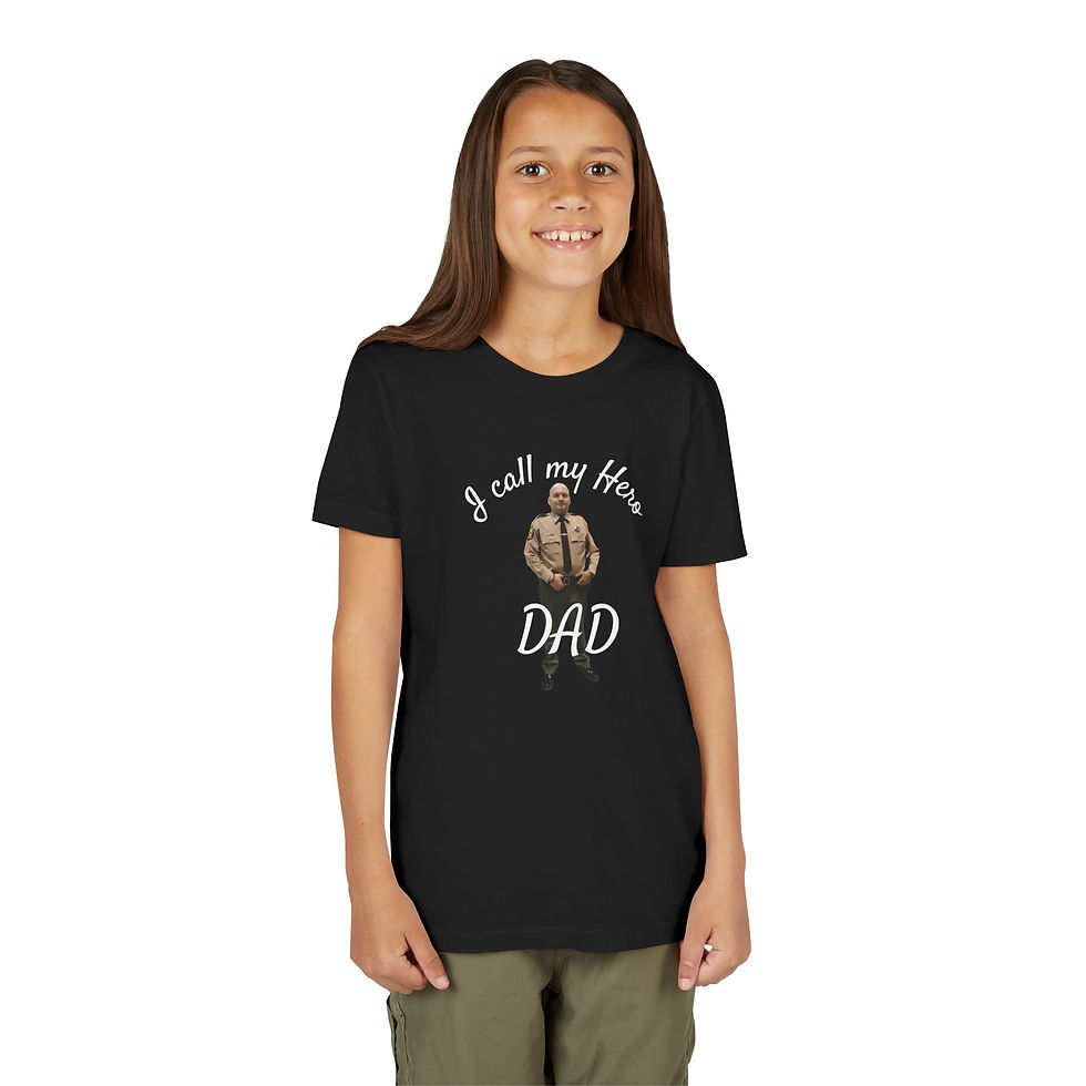Thumbnail: I Call My Hero Dad Throwback Tee, Father's Day Gift, Unisex Cotton Shirt