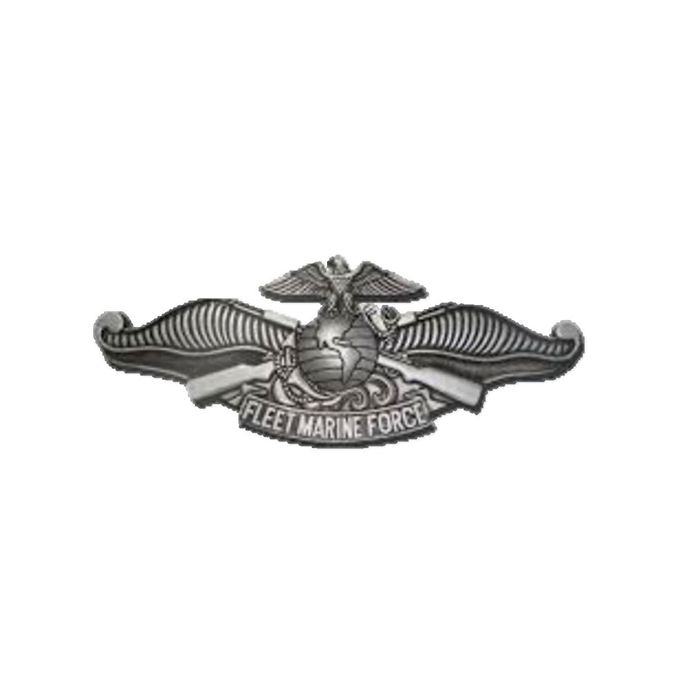 Thumbnail: Anodized FMF Warfare Insignia Die-Cut Sticker Gun Graphic Decal