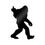 Thumbnail: Sasquatch Middle Finger Sticker, Bigfoot Yeti Vinyl Decals 