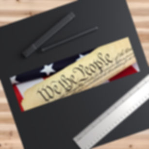 We The People Bumper Sticker indoor outdoor use preamble 