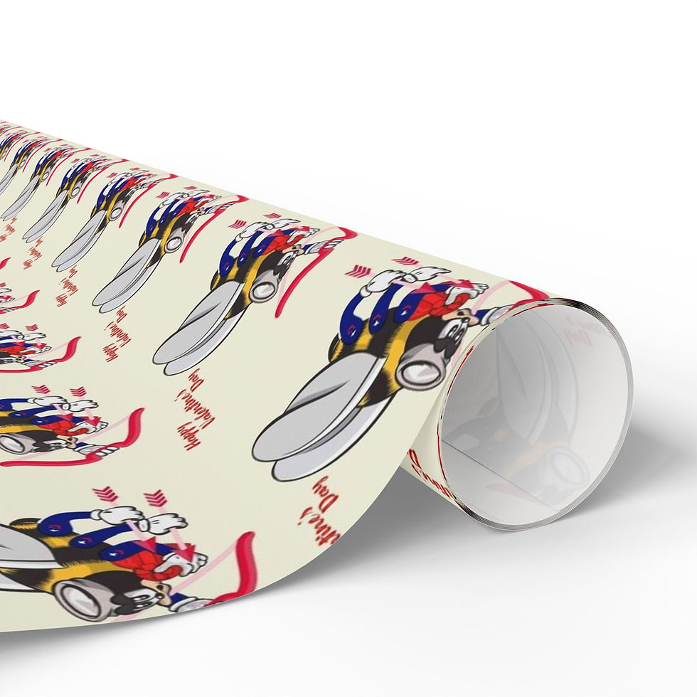 Thumbnail: Cupid Wrapping Paper Seabees for Valentine's Day