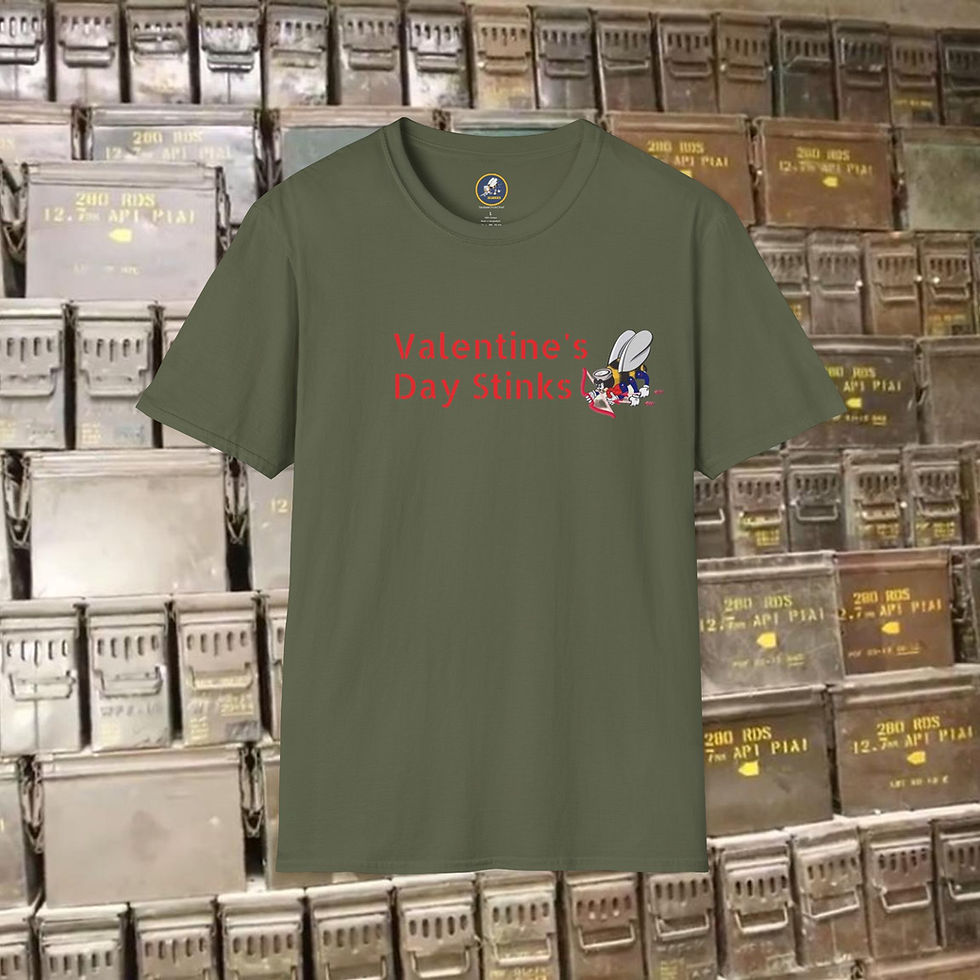 Thumbnail: Cupid Seabee T-shirt Softstyle Valentine's Day Stinks