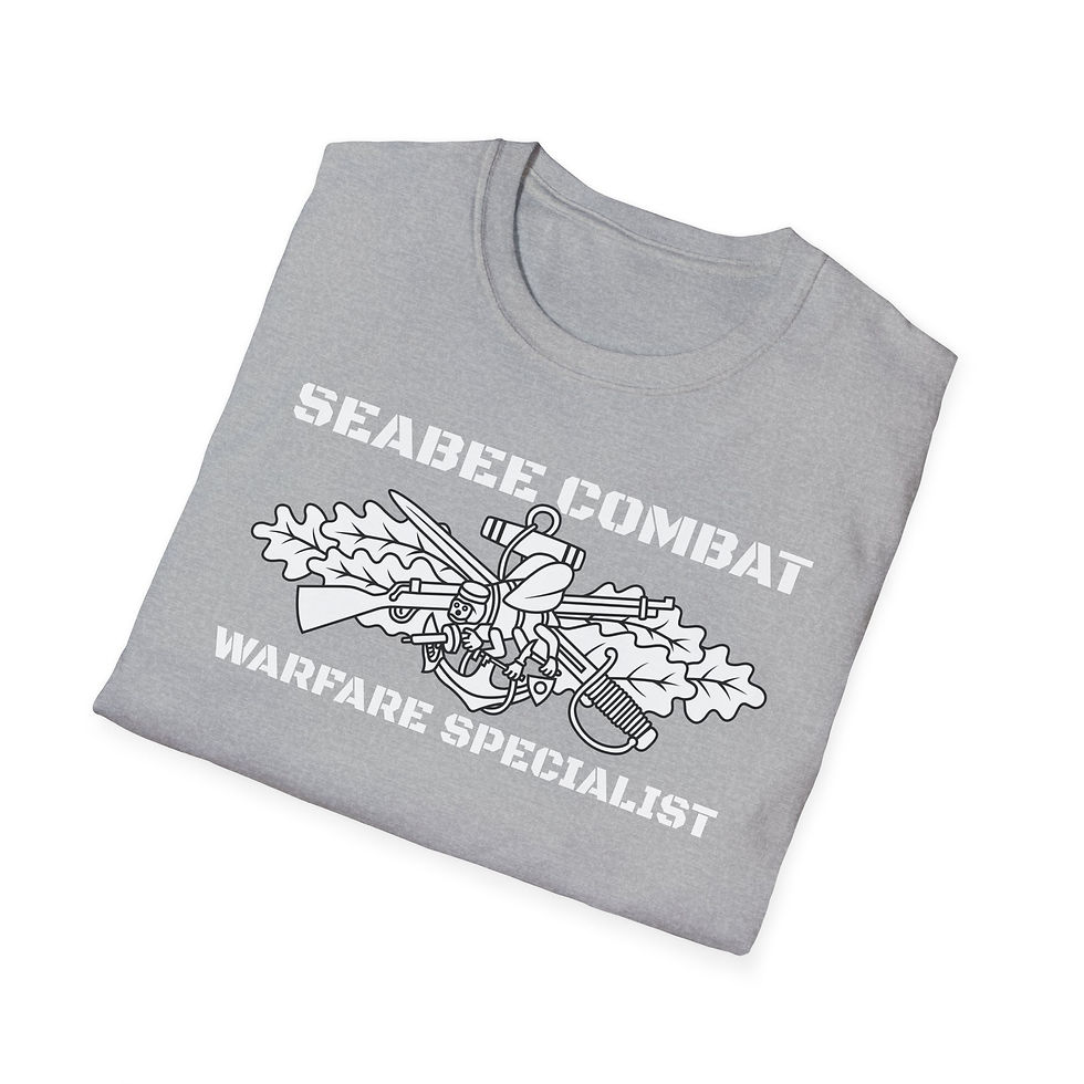 Thumbnail: SEABEE COMBAT Warfare Specialist t-shirt for Christmas birthday 