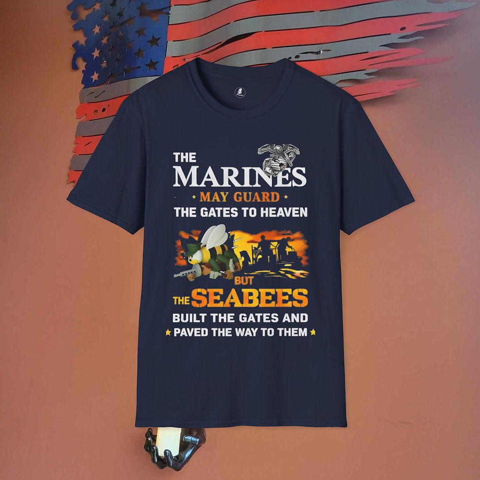 Thumbnail: MARINES 2 gates to heaven Soft style T-Shirt paved the way