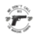 Thumbnail: MARINES Die-Cut Stickers, 1911 We Don't Call 911 Gun Graphic Decal