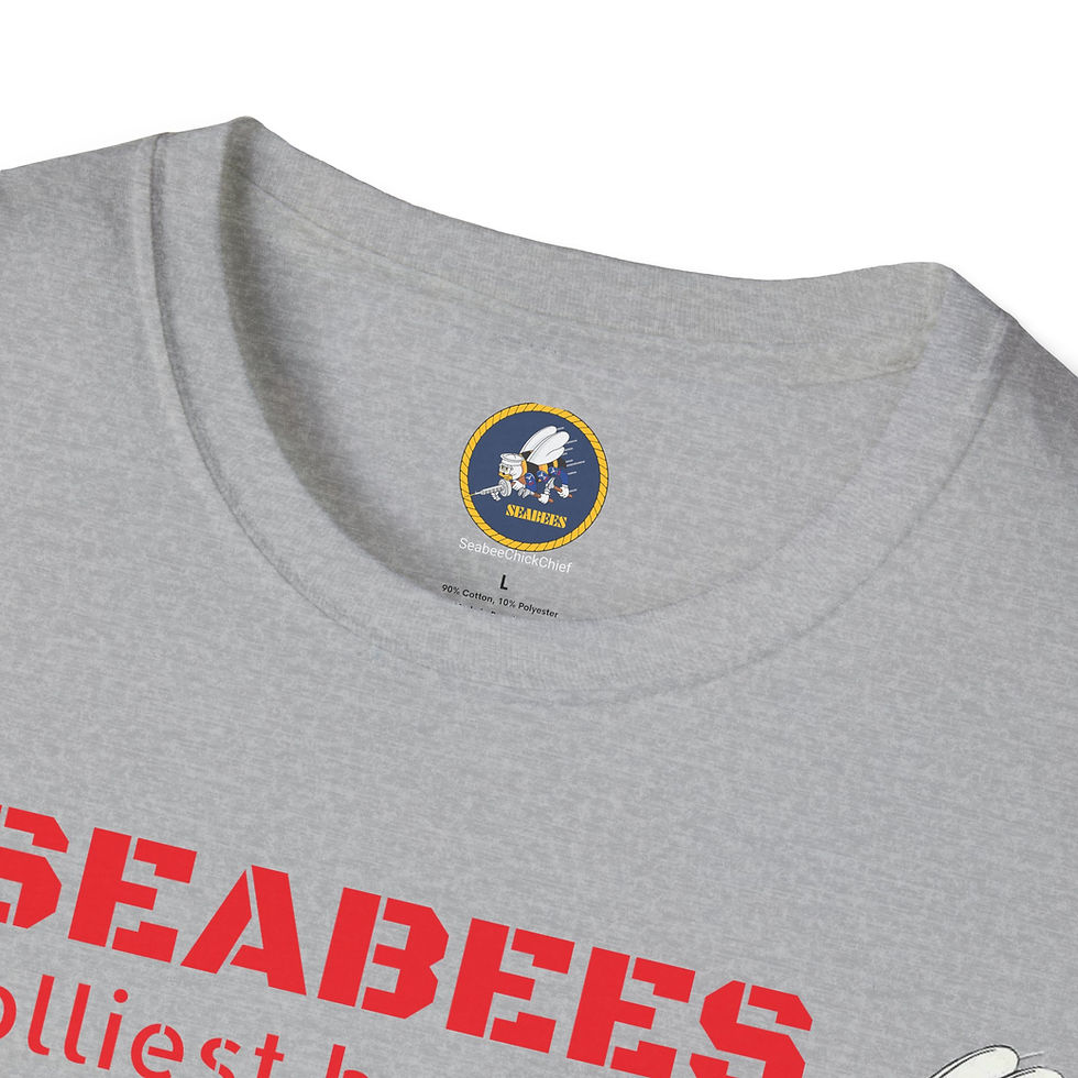 Thumbnail: Seabees Jolliest A**holes T-Shirt w Seabee and Phoebe