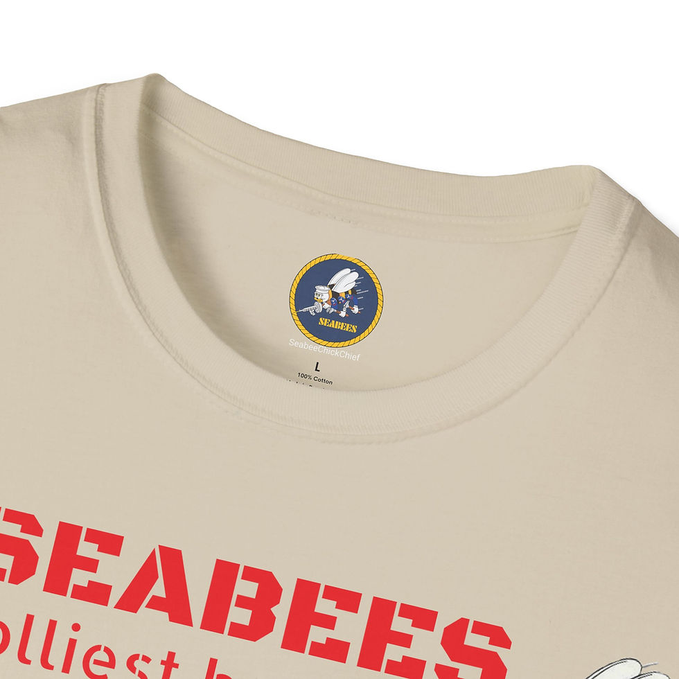 Thumbnail: Seabees Jolliest A**holes T-Shirt w Seabee and Phoebe