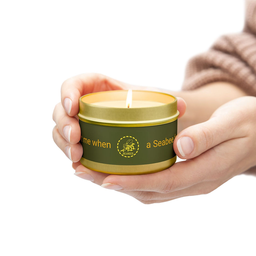 Thumbnail: Light me when a Seabee farts Tin Candles 5 scents 3 colors