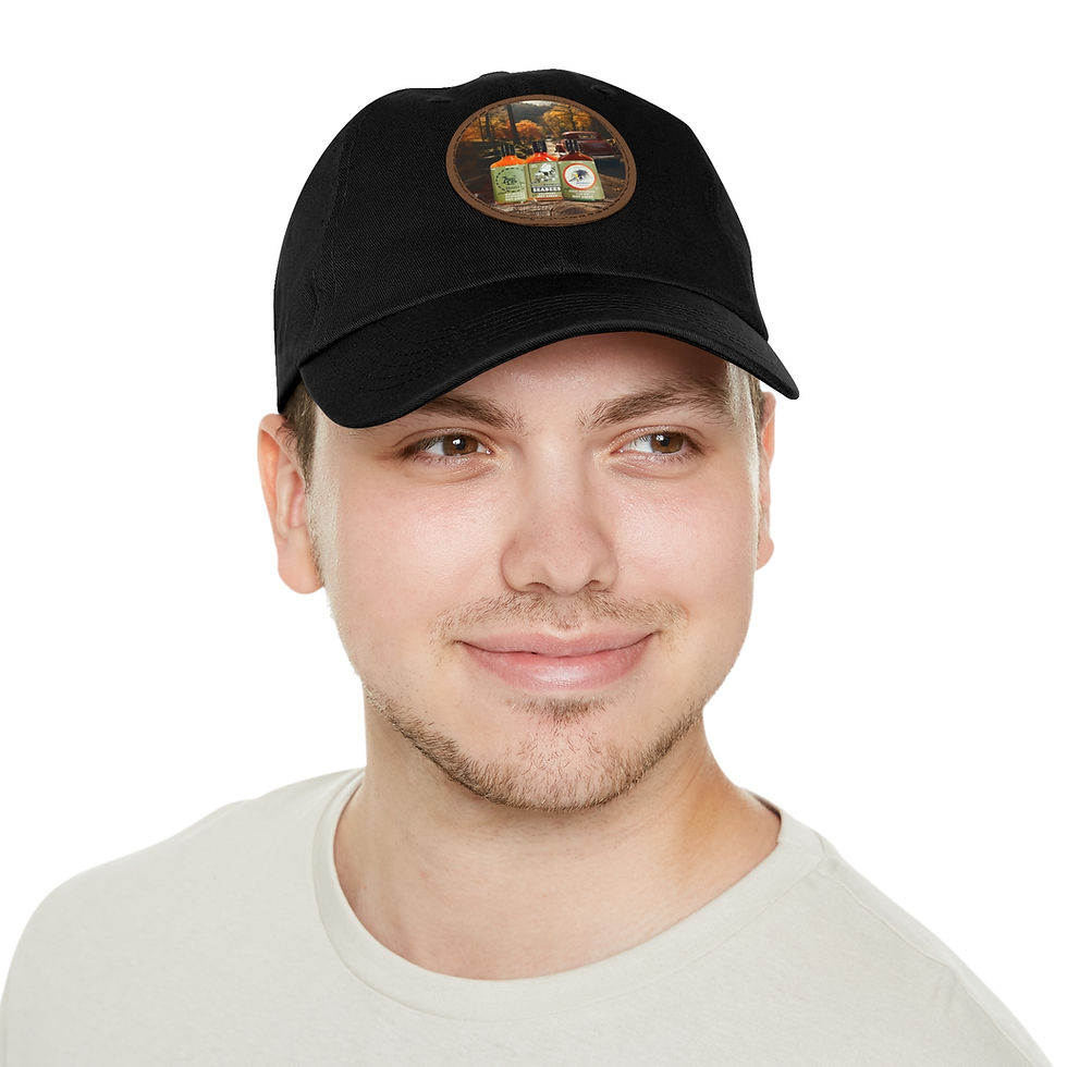 Thumbnail: Seabees Sauces Dad Hat with Leather Patch (Round) Award Winning Ball Cap