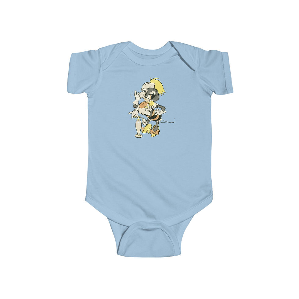 Thumbnail: Phoebe Baby Female Seabee Infant Fine Jersey Bodysuit Onesie