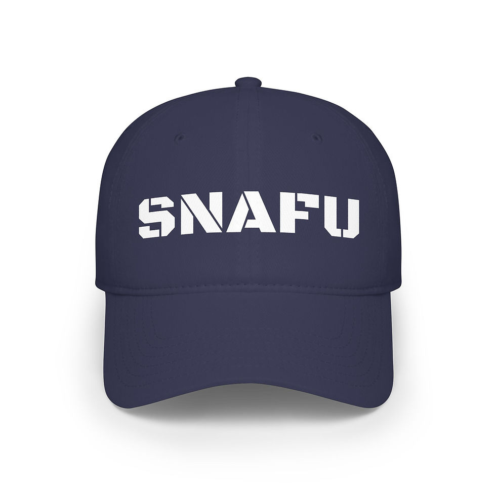 Thumbnail: SNAFU Low Profile Baseball military humor several colors