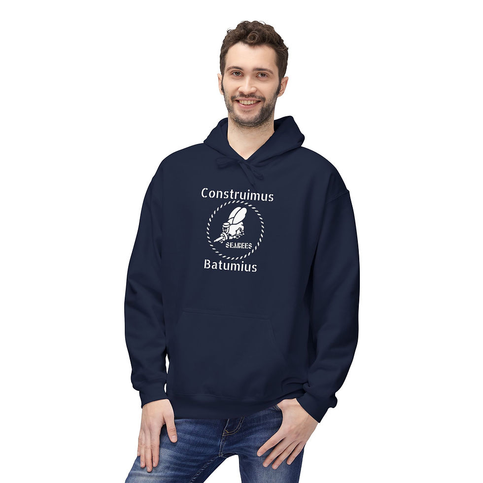 Thumbnail: Construimus Batuimus Seabee Fleece Hoodie, Sweatshirt