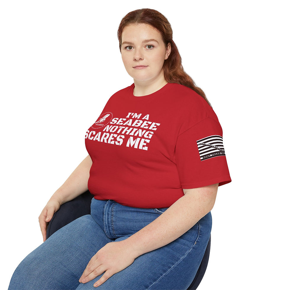 Thumbnail: Nothing Scares Me T-shirt Jack Flag Im a Seabee