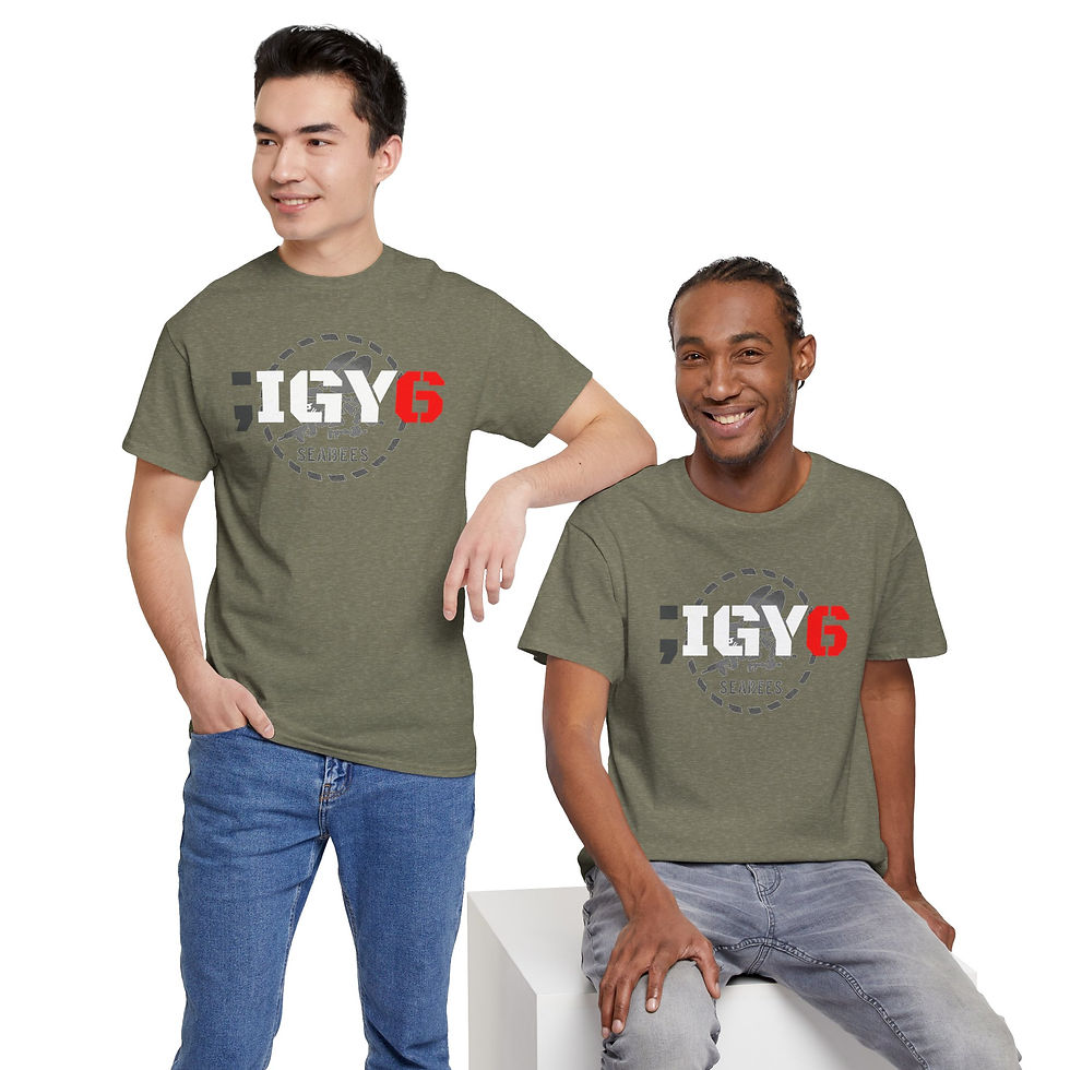 Thumbnail: Got Your Six T-shirt Seabees Semi Colon 6 Stencil Suicide Awareness
