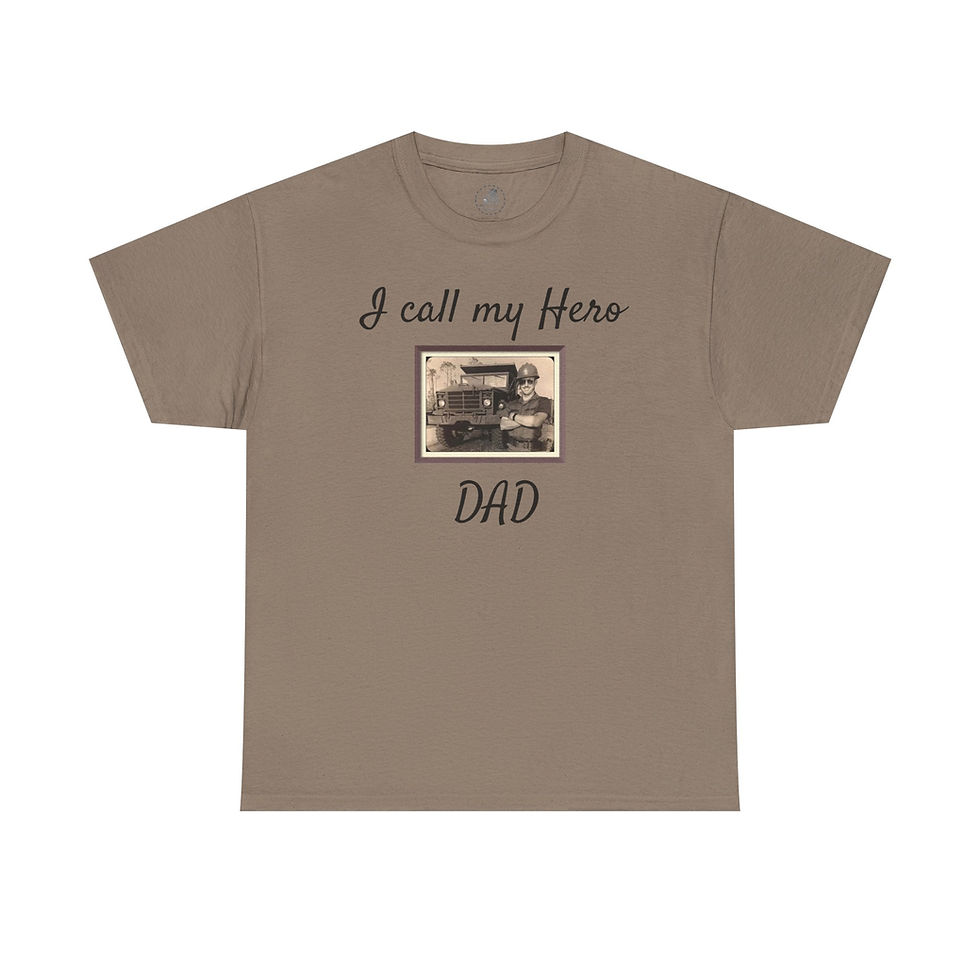 Thumbnail: I Call My Hero Dad Throwback Tee, Father's Day Gift