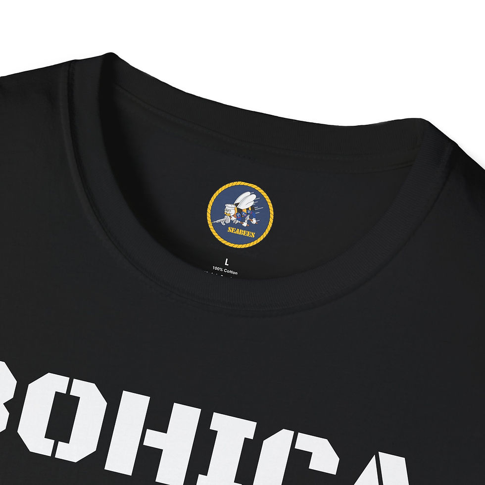Thumbnail: BOHICA Unisex Softstyle T-Shirt, Seabees label