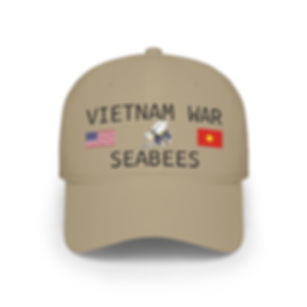 VIETNAM SEABEES Low Profile Baseball ballcap