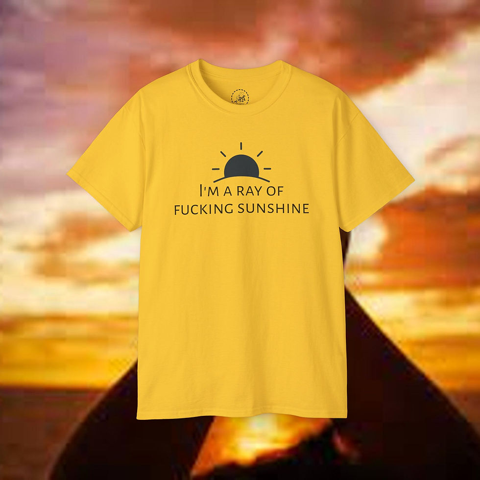 Thumbnail: Ray of Sunshine Ultra Cotton Tee Smart Ass sarcastic by seabee chick chief